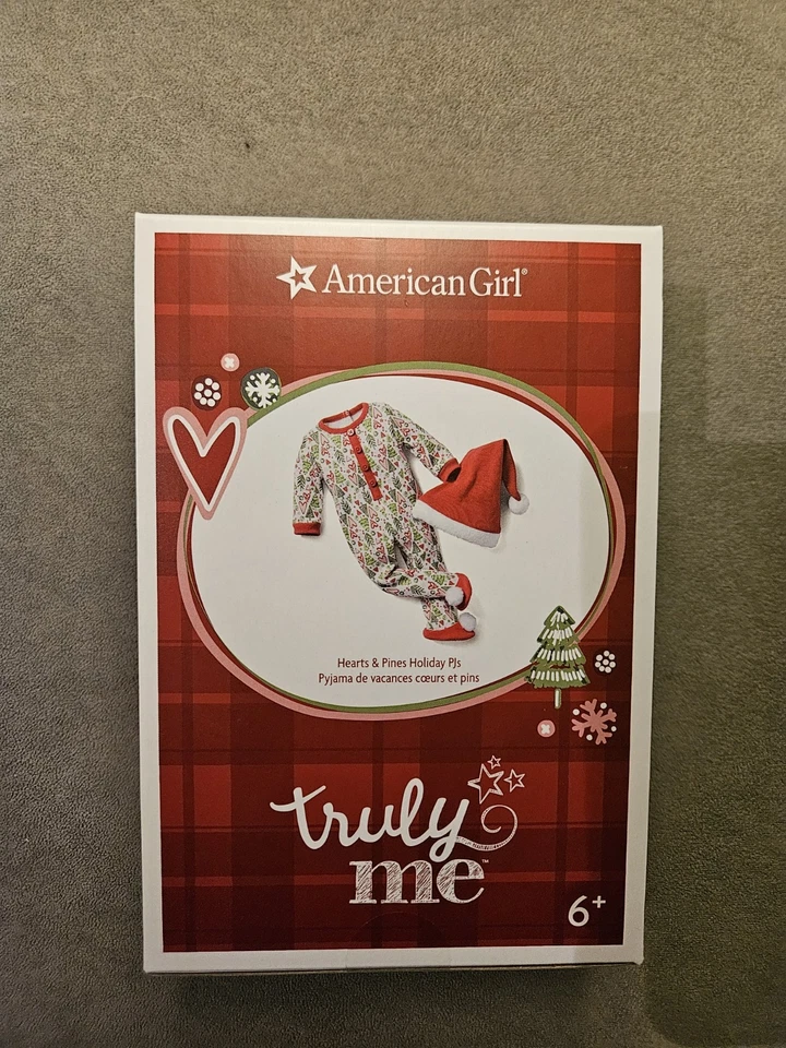 Pijama American Girl Hearts & Pines Holiday PJ’s Truly Me caja sellada Foto 1 de 1