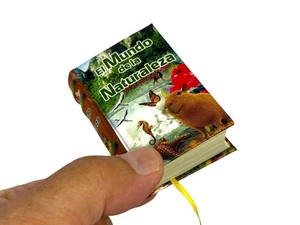 El Mundo de la Naturaleza mini book hardcover 440 pg easy to read color pictures - Imagen 1 de 4