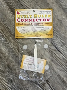 Guidelines4quilting - Quilt Ruler Connector Built in Handle for Acrylic Rulers - Picture 1 of 6