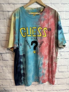 Camiseta Guess Chinatown Market Tye-Die Clásica Logo Gráfico Para Hombre XL Envío Rápido - Imagen 1 de 15