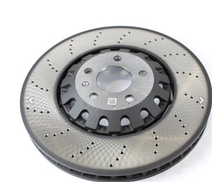 AUDI RS4 RS5 2018 TO 2025 FRONT BRAKE DISCS (PAIR) 4M0615301AM GENUINE - Picture 1 of 4