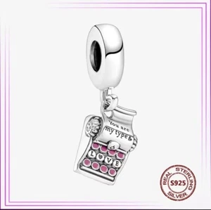 Charm For Bracelet Sterling Silver 925 My Type - Picture 1 of 4