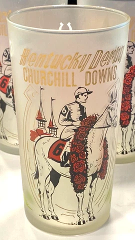 1962 OFFICIAL KENTUCKY DERBY MINT JULEP GLASS CHURCHILL DOWNS Cover