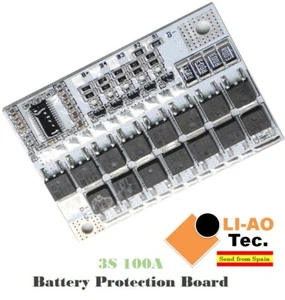3S 100A 10,8V BMS LiFePO4 LiFe Batterieschutz Platine - Bild 1 von 7