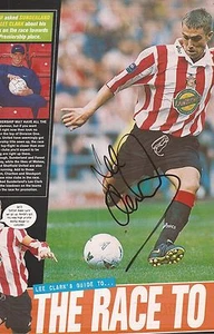 SUNDERLAND: LEE CLARK SIGNED A4 (12x8) MAGAZINE PICTURE+COA - Picture 1 of 1