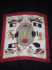 Carré Hermès en soie La Perriere Hermès Taille Unique - Imagen 1 de 4