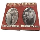John Wayne Western VHS Desert Trail & Lawless Range