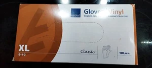 3 x 100 Stück Einmal Handschuhe-Abena-Vinyl-transparent-puderfrei-Gr. XL/9-10  - Bild 1 von 3