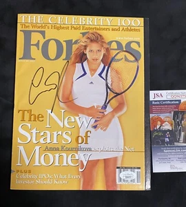 Anna Kournikova handsigniertes Forbes Magazin 20. März 2000 - Bild 1 von 4
