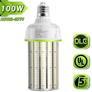 LED Corn Light Bulb 100W for Warehouse Factory Workshop 5000K Daylight Lighting - Picture 1 of 11
