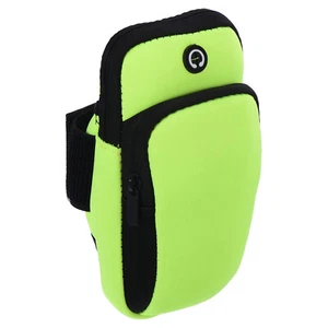 Phone Arm Band for Running Armband Cell Phone Holder Running Phone Carrier Green - Zdjęcie 1 z 5