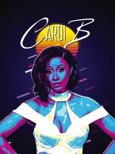 Cardi B Poster Music Wall Art Print (18x24) - Picture 1 of 1