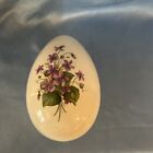 Limoges Porcelain Egg Shaped Trinket Box 3 1/2? By 2? Tall