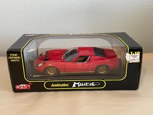 LAMBORGHINI MIURA ANSON 1:18 SCALE Red Die-Cast NEW - Picture 1 of 16