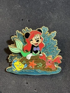 Disney Where Dreams Happin Minnie Mouse As Ariel Little Mermaid Pin LE 750 - Picture 1 of 2