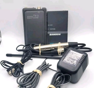 Samson MR-1 Micro-Receiver & Samson TX-3 Backpack Transmiter Tested WORKING MIC - Picture 1 of 10