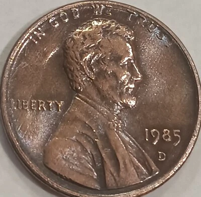 1985 D Cent Mult Errors, Rare Lincoln "pony tail", Floating Roof & DBLDie Errors - Image 1 of 4
