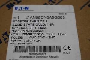 Schütz, NEMA 1, Reversierschütz, C440, 120VAC Spule (Eaton: AN59DN0A5G005) - Bild 1 von 3