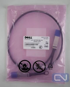 Câble d'extension DAC Dell P7C7N QSFP28 vers QSFP28 100GbE 1M DAC-QSFP28-100G-1M - Photo 1/2