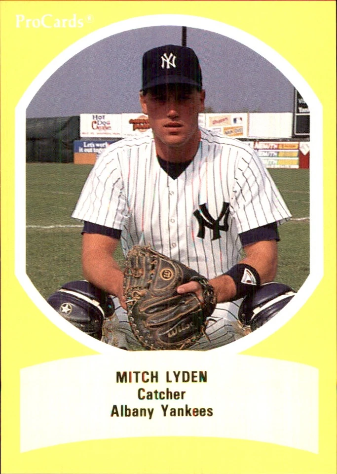 Mitch Lyden 1990 ProCards Eastern League All-Stars #EL15 RC AutographDen - Image 1 of 2