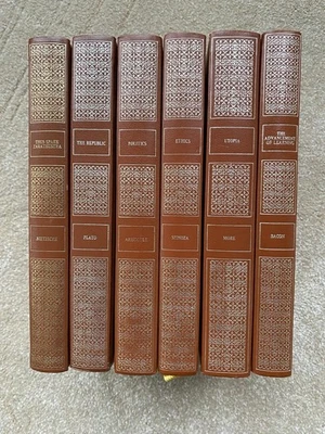 Heron Philosophy Full 6 Book Set: Plato Bacon Spinoza More Nietzsche Aristotle - Image 1 of 4
