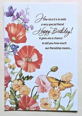 Happy Birthday /Greeting Card Large Format (incl. Envelope 8×5.5") - Image 1 of 4