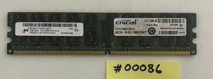 Micron 4GB 2Rx4 PC2-5300P DDR2-667 ECC Reg Server RAM MT36HTF51272PZ-667H1 - Picture 1 of 2