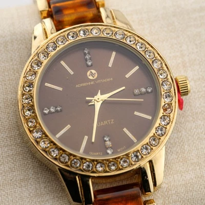 ADRIENNE VITTADINI AD9417 Quartz Analog Women's Watch Sz. 7 1/2" New Battery - Image 1 of 4