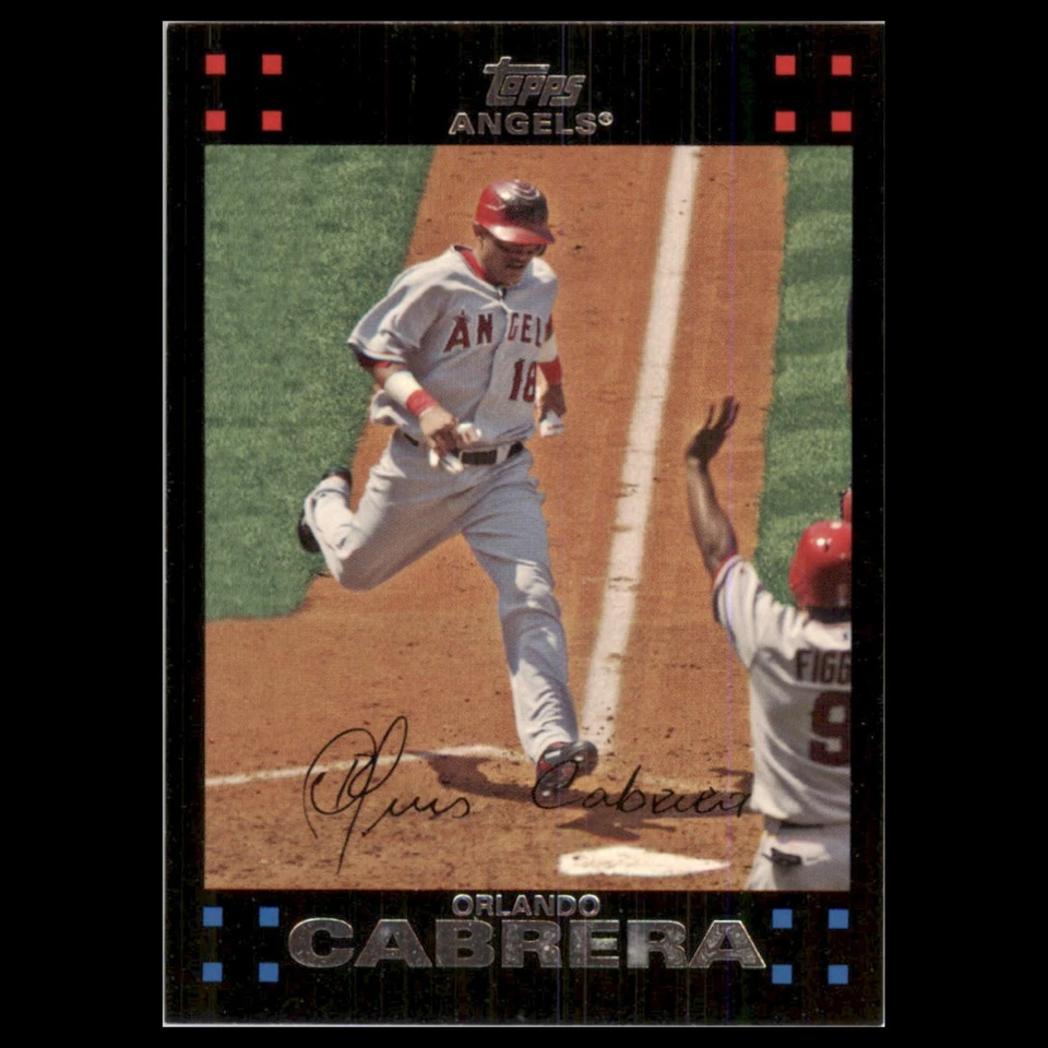 Orlando Cabrera #546 2007 Topps Los Anaheim Angels Baseball Card MLB NM - Image 1 of 3