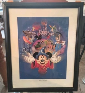 2005 Disneyland "Where The Magic Began" Limited Release 16x20 Poster mit Rahmen - Bild 1 von 5