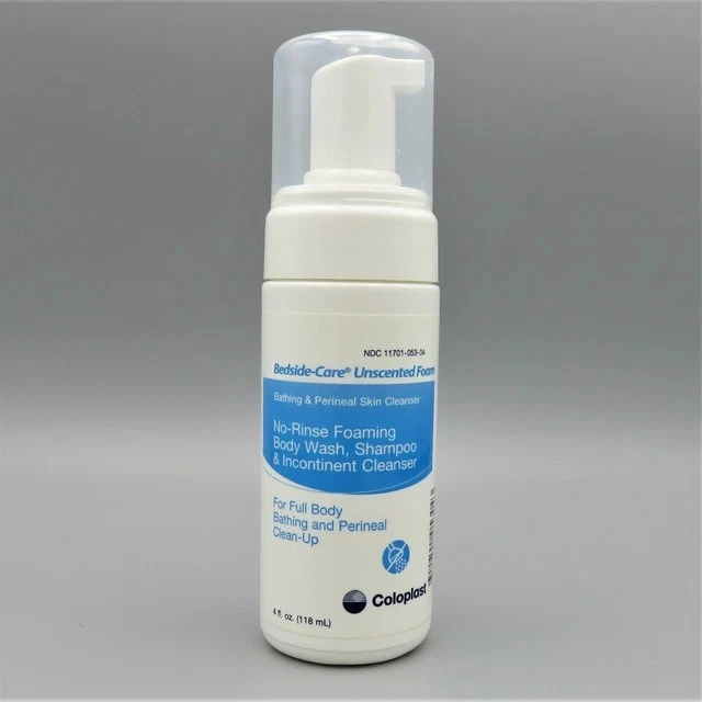 Limpiador de cabecera Coloplast sin enjuague espuma perfumada 4,1 oz #67143 Foto 1 de 1