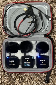 RODE Wireless Go II-Dual Channel Wireless System with Built-in Mics + Case - Picture 1 of 4