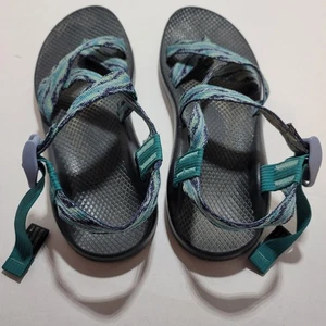 Chaco Z Cloud 2 Damengröße 10 Trail Wandern Wassersandalen blau grün Wellen - Bild 1 von 10