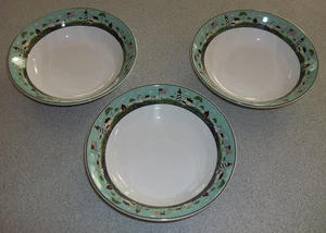 Set di 3 insalatiere zuppa cereali vintage Warren Kimble Sakura 'Coastal Breeze' usate in ottime condizioni - Foto 1 di 5