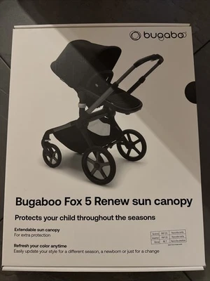 Bugaboo Donkey 5 Sun Canopy Heritage negro Foto 1 de 4