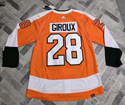 New Adidas Philadelphia Flyers Claude GIROUX jersey Orange Men’s Size (52) LARGE - Image 1 of 4