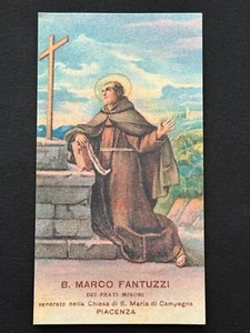 heilige Karte Reliquie Santino Reliquie Reliquie "BEATO MARCO FANTUZZI" - Bild 1 von 2