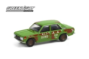 (47070-B)1970 '70 DATSUN 510 4-DOOR SEDAN GREEN TOKYO TORQUE SERIE 9 GREENLIGHT - Picture 1 of 2