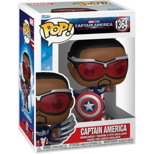 Figura Vinilo Capitán América: Un Mundo Feliz Capitán América POP #1364 Funko - Imagen 1 de 2