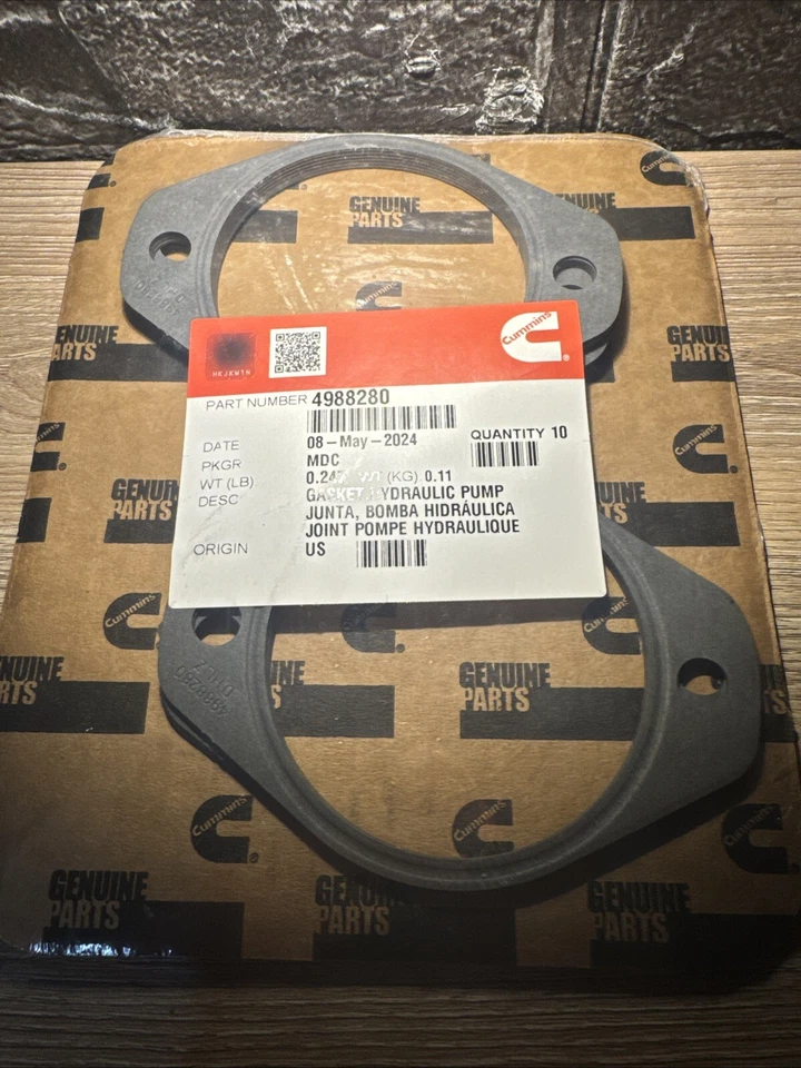 Cummins 4988280 Hydraulic Pump Gasket 10 Pack