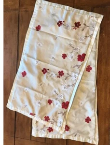 Martha Stewart Set Of 2 King Size Pillow Shams Beautiful, Cherry Blossom - Picture 1 of 8