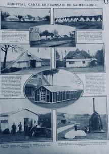 1916 CANADA GUERRE HOPITAL CANADIEN FRANCAIS ST CLOUD  4 JOURNAUX ANCIENS - Bild 1 von 4