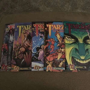 TARZAN The Warrior 1 2 3 4 5 OF 5 Complete Set Excellent - Picture 1 of 16