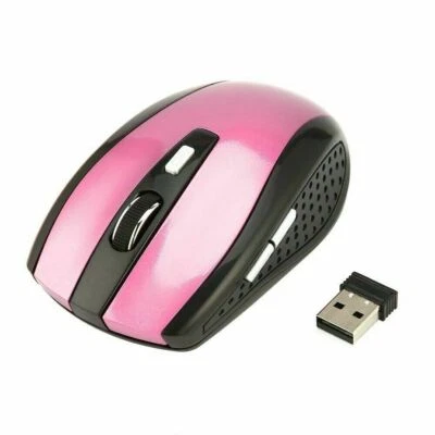 2 Wireless Optical Mouse Mice 2.4GHz USB Receiver For Laptop PC Computer DPI USA - Image 1 of 4