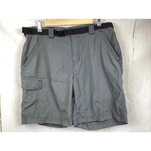 Columbia Men’s Omni-Shade Gray Nylon W/Belt Hiking/Fishing Shorts Sz. 34 - Picture 1 of 10