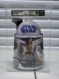 Battle Droid No.7 2008 STAR WARS The Clone Wars AFA GRADED 90 NEW D1 - Picture 1 of 3