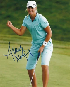 Autographed Signed ANNA NORDQVIST LPGA Tour 8x10 Golf Photo - w/COA - Picture 1 of 1