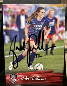 Signed 2021 PARKSIDE NWSL PREMIER BASE ANDI SULLIVAN #116 Spirit - Autographed