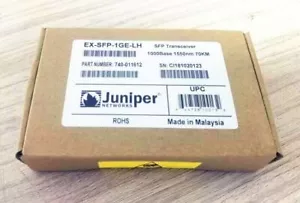 New Juniper EX-SFP-1GE-LH 740-011612 1GE SFP-GE-LH 1550nm 70km SMF transceiver - Picture 1 of 1