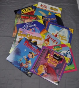 Walt Disney Classic Bambi Pinocchio Lady And The Tramp Laser Videodisc Lot Of 11 - Imagen 1 de 17